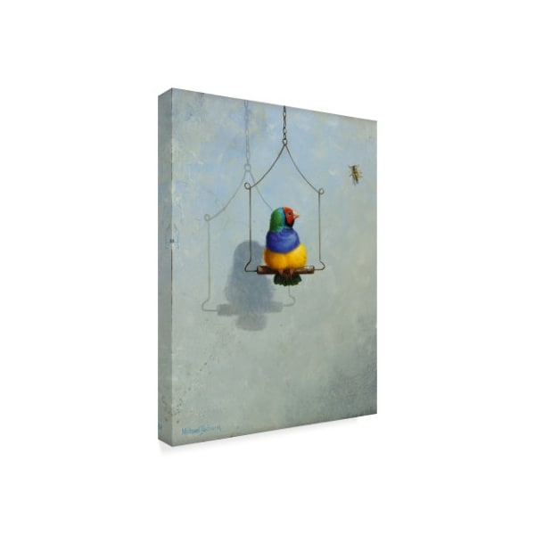 Michael Jackson 'Gouldian Finch' Canvas Art,14x19